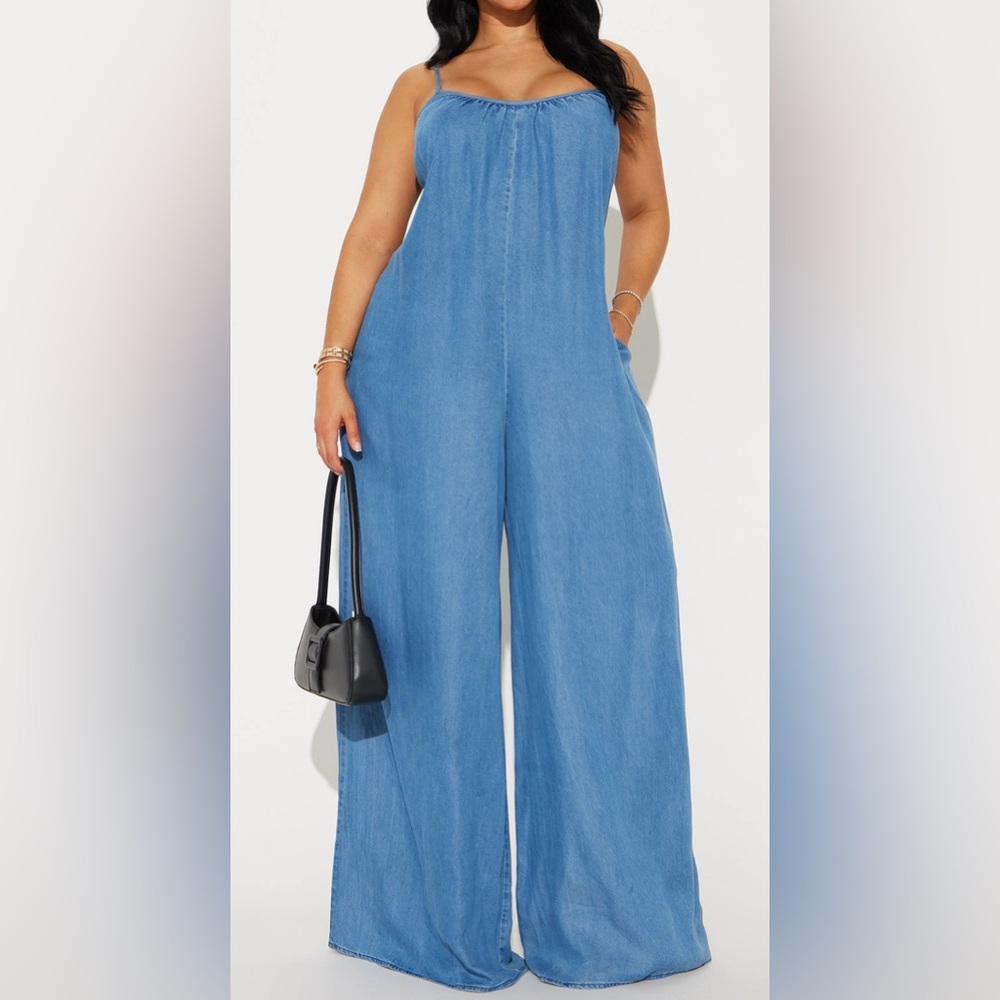 Blue Denim Jumpsuit